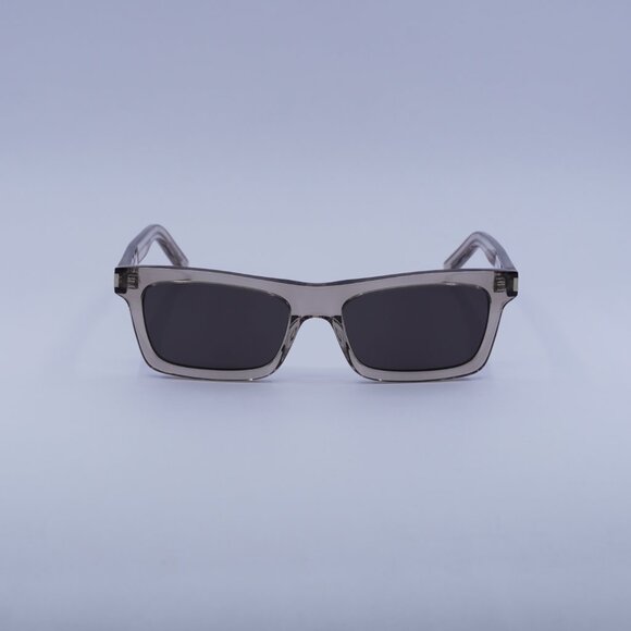 Saint Laurent SL461 BETTY 014 Sunglasses Brown Rectangle Frame, Black Lenses - Picture 3 of 13